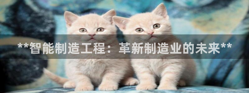 彩神是正规平台吗知乎：**智能制造工程：革新制造业的未来**