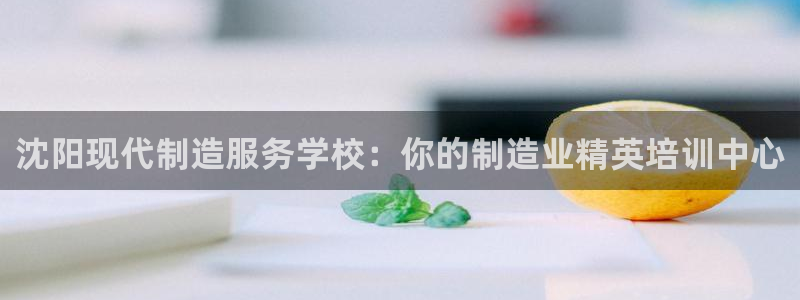 彩神V集团公司：沈阳现代制造服务学校：你的制造业精英培训中心
