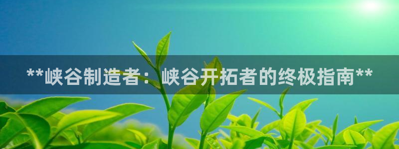 彩神Vll：**峡谷制造者：峡谷开拓者的终极指南**