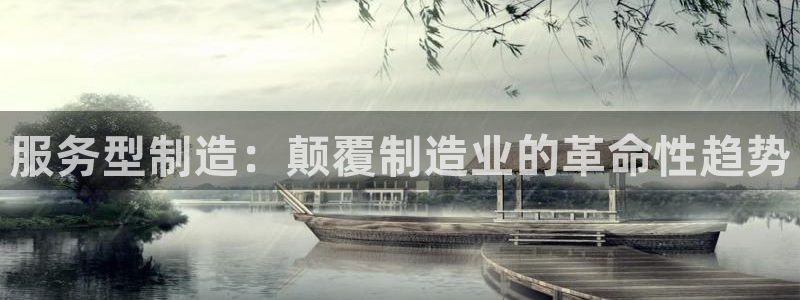 彩神Vll：服务型制造：颠覆制造业的革命性趋势
