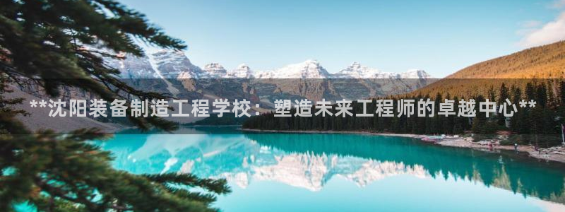 彩神iv能赚钱吗：**沈阳装备制造工程学校：塑造未来工程师的卓越中心**