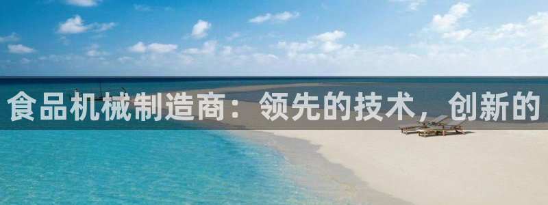 彩神iv真的能赚钱吗：食品机械制造商：领先的技术，创新的
