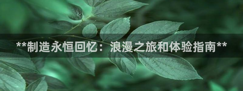 彩神是真的吗：**制造永恒回忆：浪漫之旅和体验指南**