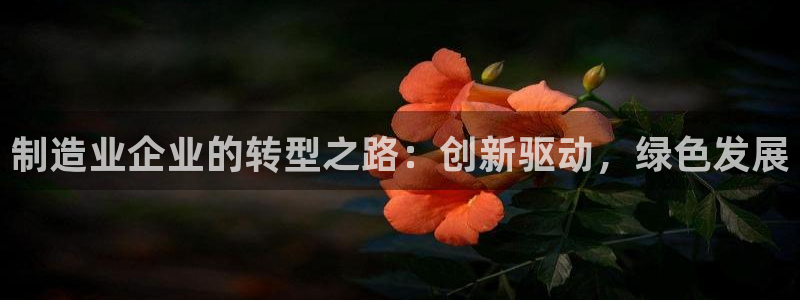 彩神v8手机客户端怎么下载：制造业企业的转型之路：创新驱动，绿色发展