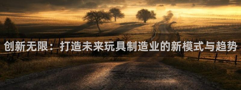 彩神vip购彩大厅：创新无限：打造未来玩具制造业的新模式与趋