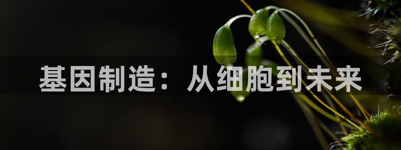 所有彩神购买首页都一样吗：基因制造：从细胞到未来